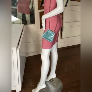 HOBO baby blue leather purse